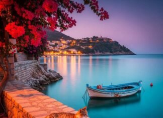 The Best Hidden Sights on the Côte d’Azur Stray cat and fishing boat at a quiet cove.