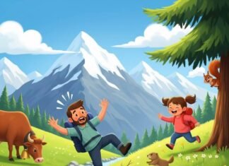 Best Alps Hiking Trails for Families & Kids Create Short Alt Text For Above image under 10 to 15 words