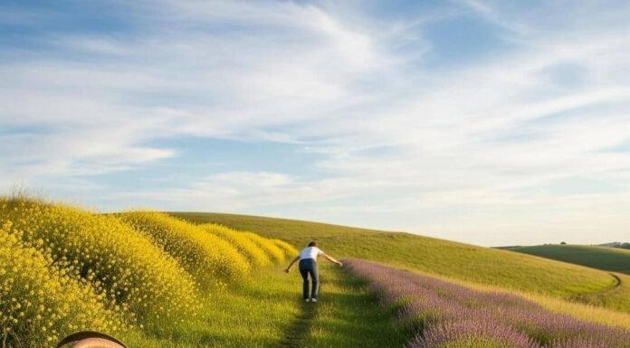 Tour de France Routes You Can Ride Yourself A person struggles up a hill, a goat watches, and a picnic blanket.